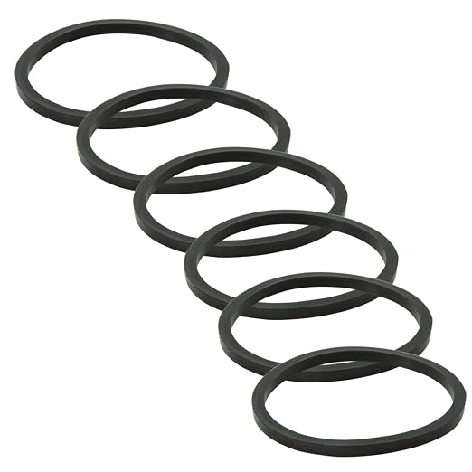 6PCS Kitchen Sink Filter Sealing Ring, Narrow Edge Rubber Gasket by Unknown