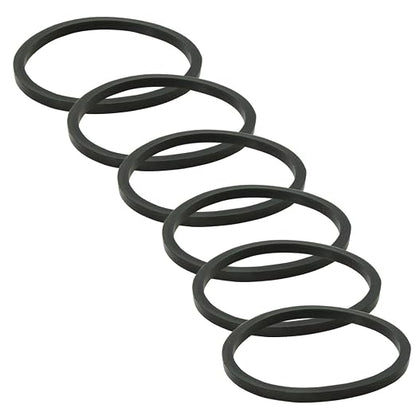 6PCS Kitchen Sink Filter Sealing Ring, Narrow Edge Rubber Gasket by Unknown