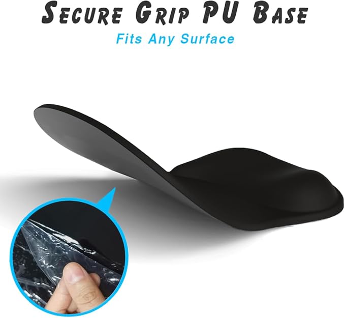 ErgoComfort Gel Wrist Rest Mouse Pad-Ergonomic Office Mousepad with Wrist Support-Non-Slip, Design Desk Accessories Mat for Home&Game Decor (08Marble Vein)
