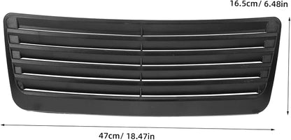 Car Air Intake Decoration Vehicle Air Flow Covers Weatherproof Vent Hood Scoop - Image 2