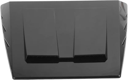 Gloss Black Hood Vent Cover Air Intake Decorative Trim Compatible by Unknown