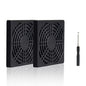 ELUTENG 80mm Fan Filter 2 Pack Ventilation Grill Cover IP40 Dustproof Cool by ELUTENG