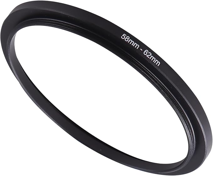 58-62mm Step-Up Ring Adapter, 58mm to 62mm Step Up Filter Ring by NFODCeilingFanWithLights