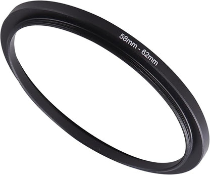 58-62mm Step-Up Ring Adapter, 58mm to 62mm Step Up Filter Ring by NFODCeilingFanWithLights