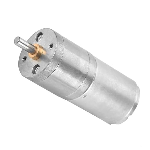 25mm DC 12V 25GA-370 Metal Gear Motor for Electronic Locks Robots Electric Curtains Low Speed High Quiet Construction Pure Copper Coil
