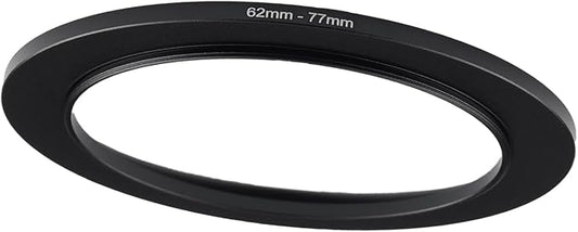 62mm to 77mm Step-up Adapter Rings Filter Adapter Black Metal Step Down Filter by Unknown