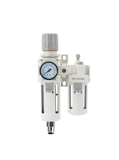 1/2" PT Compressed Air Filter Regulator Lubricator Combo Water/Oil Trap - Image 7