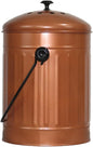 Markson Compost Bin with Airflow Lid and Charcoal Filter 1.5 Gallon Metal Copper by MARKSON