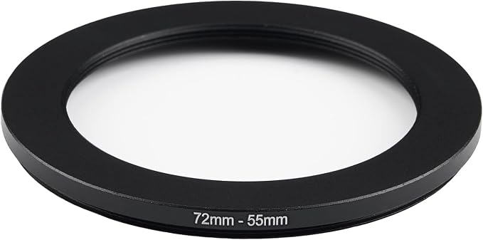 72mm Lens to 55mm Camera Lens Adapter 72mm to 55mm Step Down Ring Adapter Ring - Image 2