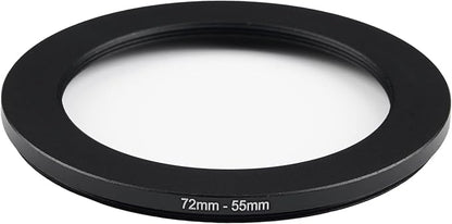 72mm Lens to 55mm Camera Lens Adapter 72mm to 55mm Step Down Ring Adapter Ring - Image 2