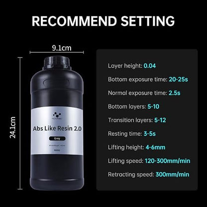 Nova3D ABS-Like Precision 2.0 3D Printer Resin – Enhanced Toughness & Strength - Image 5