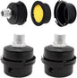 3PCS 1/2" Thread Air Compressor Silencer, 20mm Air Compressor Intake Filter by Seamaka