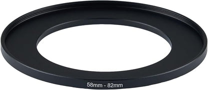 58mm Lens to 82mm Camera Lens Adapter 58mm to 82mm Step Up Ring Adapter Ring - Image 2
