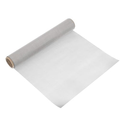 uxcell 300 Mesh 79" x 12" Woven Wire Mesh, 304 Stainless Steel Air Vent Filter by uxcell
