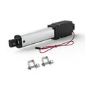 0.5 Inch 28lbs Mini Stroke 12V Electric Linear Actuator 4mm/sec Linear Motion Actuator with Brackets for Cabinets, Robotics, Home Automation, Window Opener(120N, 10mm)