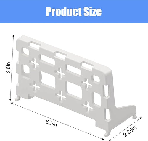 2PCS 49605-aub Structured Media Panel Accessories Enclosure Universal Shelf Mounting Bracket for Leviton Media Panel -That Supports 20lbs of Weight - White
