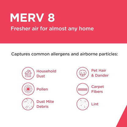 Frigidaire PureAir® 20x20x1 MERV 8 Allergen Electrostatic Pleated Air - Image 3