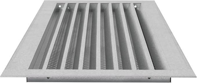 Repa Market 20" x 8" Inch Galvanized Steel Black Soffit Air Vent Cover - Image 6