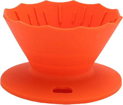 Pour Over Coffee Dripper Silicone Food Grade Portable Hand Brewed Coffee Filter - Image 6