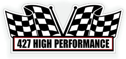 2X Engine Window Air Cleaner Sticker Decal - Image 2