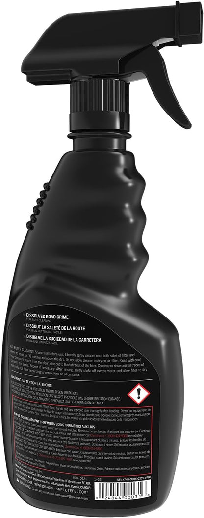 K&N Air Filter Cleaner and Degreaser: Power Kleen; 32 Oz Trigger Spray; Restore - Image 5