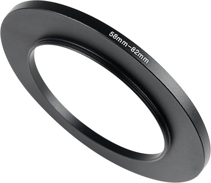 58-82mm Metal Step-Up/Down Ring Adapter Compatible by Unknown