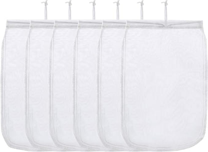ALEGI Aquarium Filter Media Bag Extra Fine, Reusable 180 Micron Drawstring Mesh by ALEGIAquarium