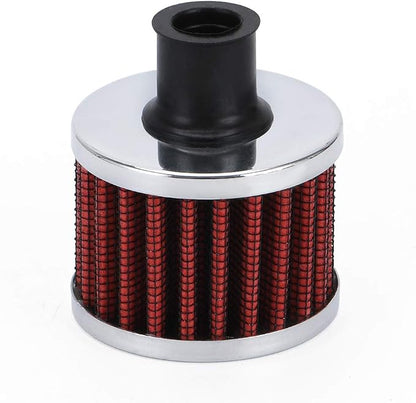 PTNHZ Universal 2 PCS 12mm Auto Cone Mini oil Air Intake Filter Crankcase Vent - Image 3