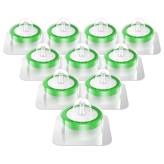 SimPure Sterile Syringe Filter PES 500 Pack, 0.22um Pore Size, 33mm Membrane by SimPure_Water