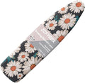 ZCFYGDX Breathable Ironing Board Cover,Resist Scorch Polyester & Staining,Wear & Soil Resistant Covers, Easy Installation 3 Fasteners,Elastic Edges (17 x 49 inch) Oil Painting White Daisy Print