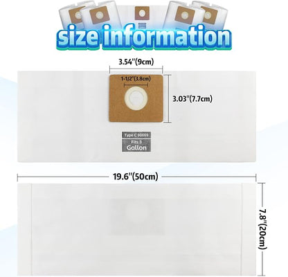 3 PCS Preferential Set 3 Gallon Vac bags, ALYYDBG Type C 90669 9066900 9066933 - Image 3