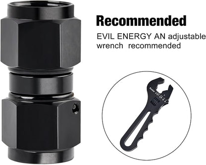 EVIL ENERGY 3AN Female to 3AN Female Straight Swivel Coupler Union Fitting - Image 4