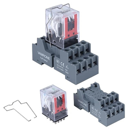 Electromagnetic Power Relay, 14-Pin 5 AMP 12V AC Relay Coil - Image 2