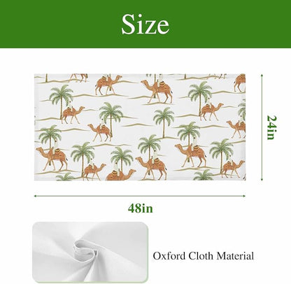 Fluorescent Light Covers for Drop Ceiling Abstract Brown Camels Palm-Trees - Image 9