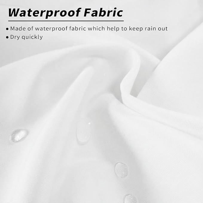 Leaf Outdoor Curtains for Patio Summer Jugal Leaves Pastoral Plant Linen - Image 3