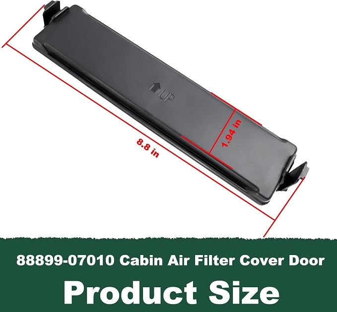 AC Cabin Air Filter Plate Cover Door Panel Fit - Image 7