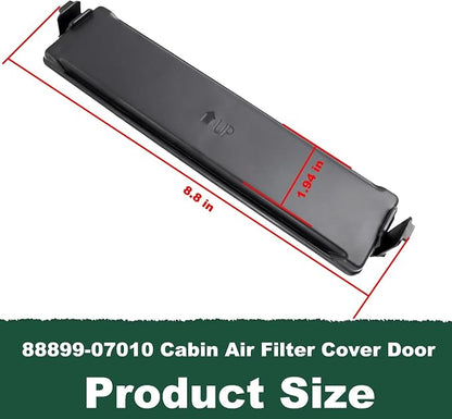 AC Cabin Air Filter Plate Cover Door Panel Fit - Image 7