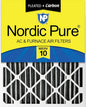 Nordic Pure 16x20x4 Furnace Air Filters MERV 10 Pleated + Carbon 1 Pack by NordicPure