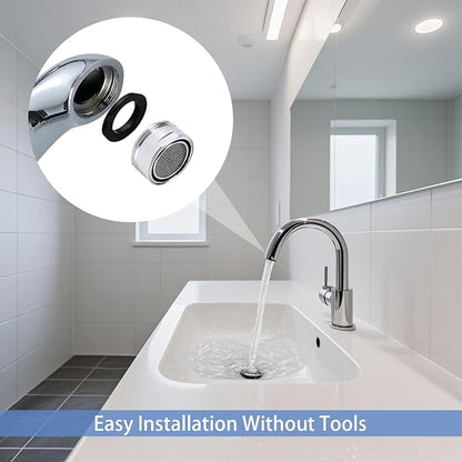 12 pcs Faucet Adapter Kit, CNYMANY Kitchen Aerator Adapter Set Male Female Sink - Image 6