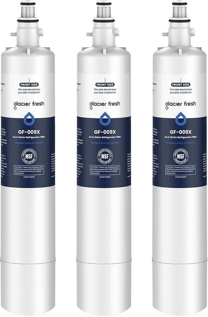 GLACIER FRESH Replacement for RPWFE, RPWF Refrigerator Water Filter, Compatible by GLACIERFRESH