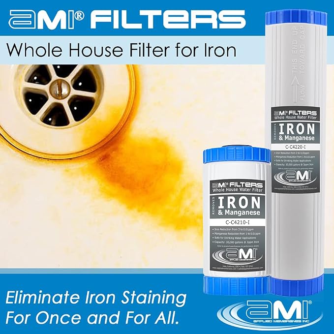 APPLIED MEMBRANES INC. Whole House Water Filter Replacement Filter Cartridge Set - Image 5