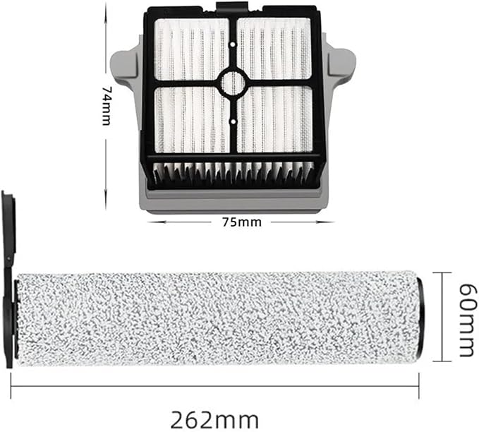 Compatible for Tineco ，Floor One S7， Steam Main Brush Hepa Filter ，Compatible - Image 2