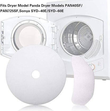 REDYY 20 Pieces Cloth Portable Dryer Exhaust Filters Set Universal Dryer Lint - Image 4