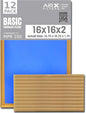 16x16x2 Air Filter Comparable to MPR 100 Basic Economy Furnace Filters by AIRXFILTERSWICKEDCLEANAIR