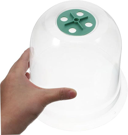 2pcs Small Garden Cloche Clear Plastic Humidity Domes - Image 3