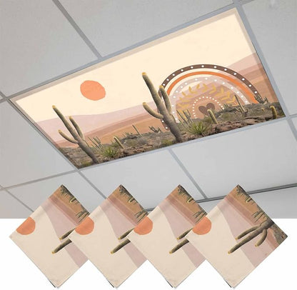Fluorescent Light Covers for Ceiling Lights Cactus Desert Magnetic Light by Home+L6