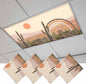 Fluorescent Light Covers for Ceiling Lights Cactus Desert Magnetic Light by Home+L6
