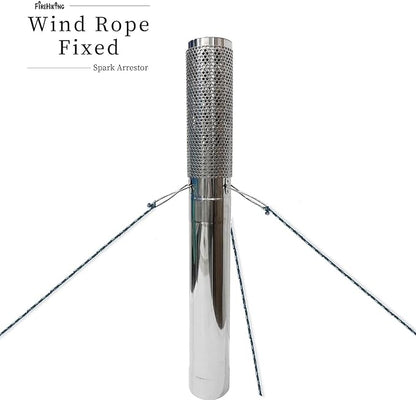 FIREHIKING 2.36" Spark Arrestor Stove Pipe - Image 4