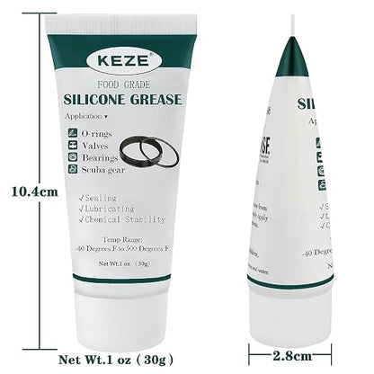 KEZE Food Grade Silicone Grease Pool Lube Tube O Rings Lubricant - Image 3