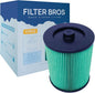 Filter Bros 17912 HEPA Replacement Fits Craftsman Shop Vacuums 5 Gal Plus by FilterBrosHand-CraftedLiving